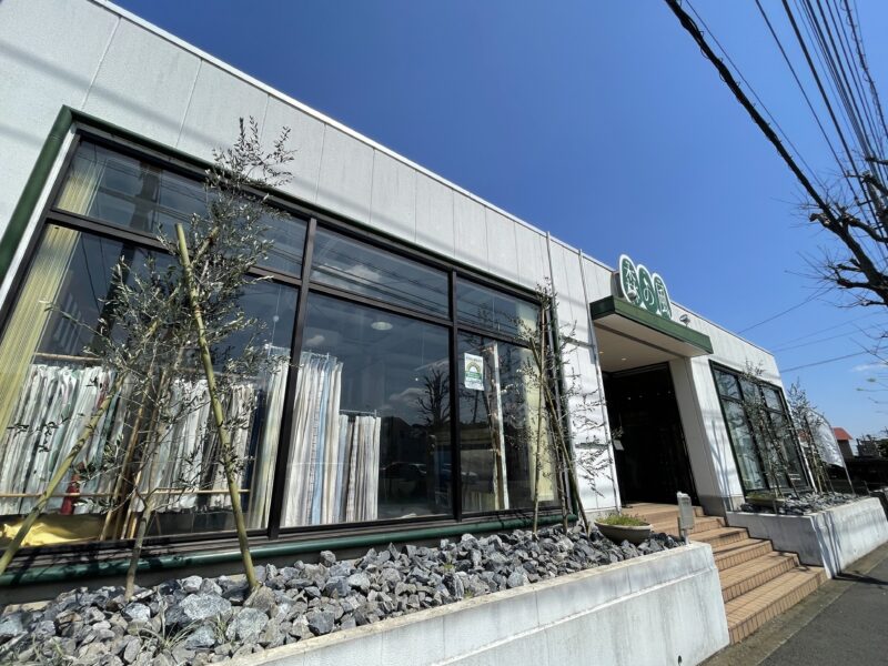 店舗前の花壇をリニューアル!オリーブの樹を植えました。 店舗前の花壇をリニューアル!オリーブの樹を植えました。